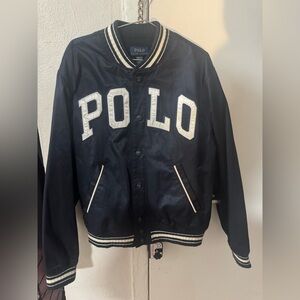 Polo by Ralph Lauren Navy and White Kids Jacket